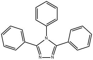 3,4,5-トリフェニル-4H-1,2,4-トリアゾール 化学構造式