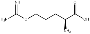 5-アミジノオキシ-L-ノルバリン 化学構造式
