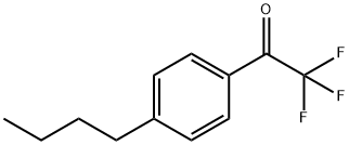 4'-N-ブチル-2,2,2-トリフルオロアセトフェノン 化学構造式