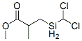 methyl 3-(dichloromethylsilyl)-2-methylpropionate Struktur