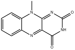 10-methylisoalloxazine Struktur