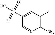 5-甲基-6-氨基吡啶-3-磺酸 结构式