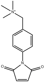 4-(N-maleimido)benzyltrimethylammonium Structure