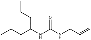 1-Allyl-3-(1-propylbutyl)urea Structure