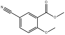 METHYL 5-CYANO-2-METHOXYBENZOATE Struktur