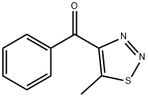 (5-Methyl-1,2,3-thiadiazol-4-yl)phenylmethanone 结构式