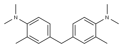 4-(4-(dimethylamino)-3-methylbenzyl)-N,N,2-trimethylbenzenamine 结构式