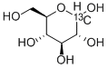 D-葡萄糖-1-13C 结构式