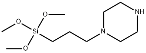 (3-Piperazinopropyl)trimethoxysilane Structure