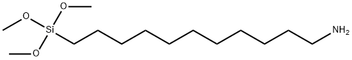 11-氨基十一烷基三甲氧基硅烷, 40762-31-0, 结构式