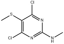4,6-dichloro-N-methyl-5-(methylsulfanyl)-2-pyrimidinamine Structure