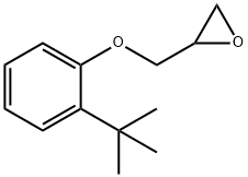 1-tert-butyl-2-(2,3-epoxypropoxy)benzene Structure