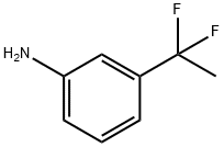 3-(1,1-difluoroethyl)aniline Structure
