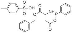 DL-天冬氨酸二苄酯-对甲苯磺酸盐 结构式