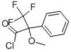 (+/-)-1-METHOXY-1-(TRIFLUOROMETHYL)PHENYLACETYL CHLORIDE Struktur