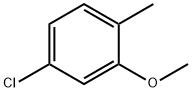 4-クロロ-2-メトキシ-1-メチルベンゼン 化学構造式