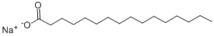棕榈酸钠,408-35-5,结构式