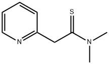 2-Pyridineethanethioamide,  N,N-dimethyl- Structure
