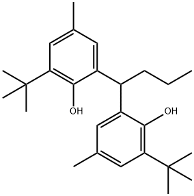 2,2'-Butylidenebis(6-tert-butyl-p-cresol) Struktur
