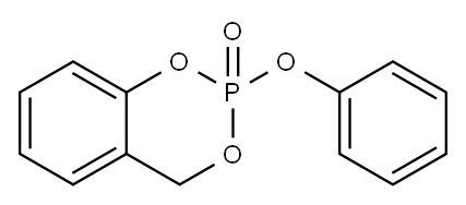 2-PHENOXY-4H-1,3,2-BENZODIOXAPHOSPHORIN 2-OXIDE Struktur
