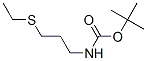 Carbamic acid, [3-(ethylthio)propyl]-, 1,1-dimethylethyl ester (9CI) Struktur