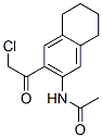 Acetamide,  N-[3-(chloroacetyl)-5,6,7,8-tetrahydro-2-naphthalenyl]-  (9CI) 结构式