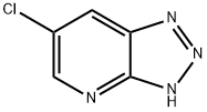 1H-1,2,3-TRIAZOLO[4,5-B]PYRIDINE, 6-CHLORO- Structure