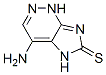 6H-Imidazo[4,5-c]pyridazine-6-thione,  4-amino-1,5-dihydro-  (9CI)|