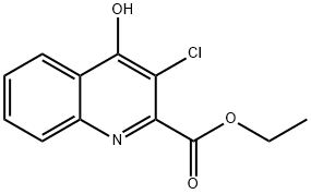 2-Quinolinecarboxylic  acid,  3-chloro-4-hydroxy-,  ethyl  ester|