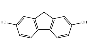 2,7-二羟基-9-甲基芴 结构式