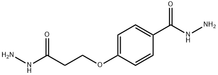 p-(3-hydrazino-3-oxopropoxy)benzohydrazide Structure