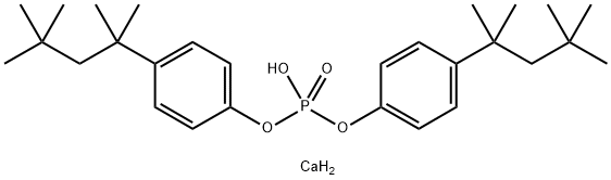 BIS[4-(1,1,3,3-TETRAMETHYLBUTYL)PHENYL] PHOSPHATE CALCIUM SALT 化学構造式