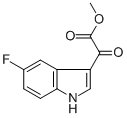 METHYL (5-FLUORO-1H-INDOL-3-YL)(OXO)ACETATE Structure