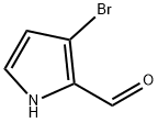 3-ブロモ-1H-ピロール-2-カルボキシアルデヒド 化学構造式