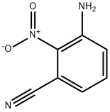 3-氨基-2-硝基苯腈, 408502-45-4, 结构式