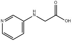 2-(ピリジン-3-イルアミノ)酢酸 化学構造式