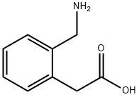 2-氨基甲基苯乙酸,40851-65-8,结构式