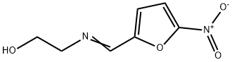 2-(5-NITRO-2-FURFURYLIDENE)AMINOETHANOL 结构式