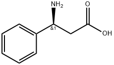 (S)-3-Amino-3-phenylpropanoic acid Struktur