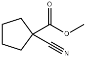 1-氰基环戊烷羧酸甲酯,40862-12-2,结构式