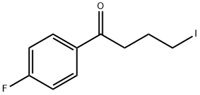1-(4-フルオロフェニル)-4-ヨード-1-ブタノン 化学構造式