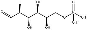2-FLUORO-2-DEOXY-D-GLUCOSE-6-PHOSPHATE*B ARIUM Struktur