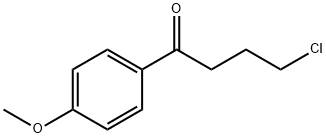 4-氯-4'-甲氧基苯丁酮 结构式