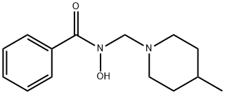 N-[(4-Methyl-1-piperidinyl)methyl]benzohydroxamic acid Structure
