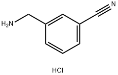 3-氨基甲基-苯甲腈盐酸盐,40896-74-0,结构式