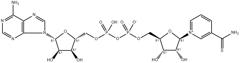 硫代氧化型辅酶 I, 4090-29-3, 结构式