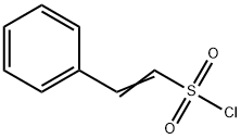 Β-苯乙烯磺酰氯 结构式