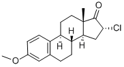 16-alpha-chloro-3-methoxyoestra-1,3,5(10)-trien-17-one Struktur