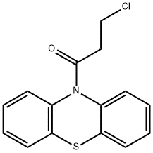 3-CHLORO-1-PHENOTHIAZIN-10-YL-PROPAN-1-ONE Struktur