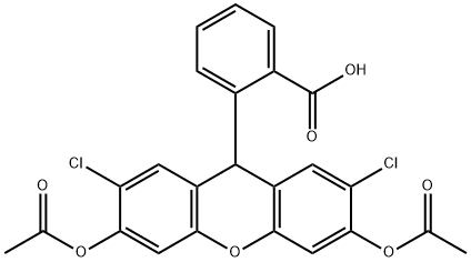 2',7'-二氯荧光素二乙酸酯,4091-99-0,结构式